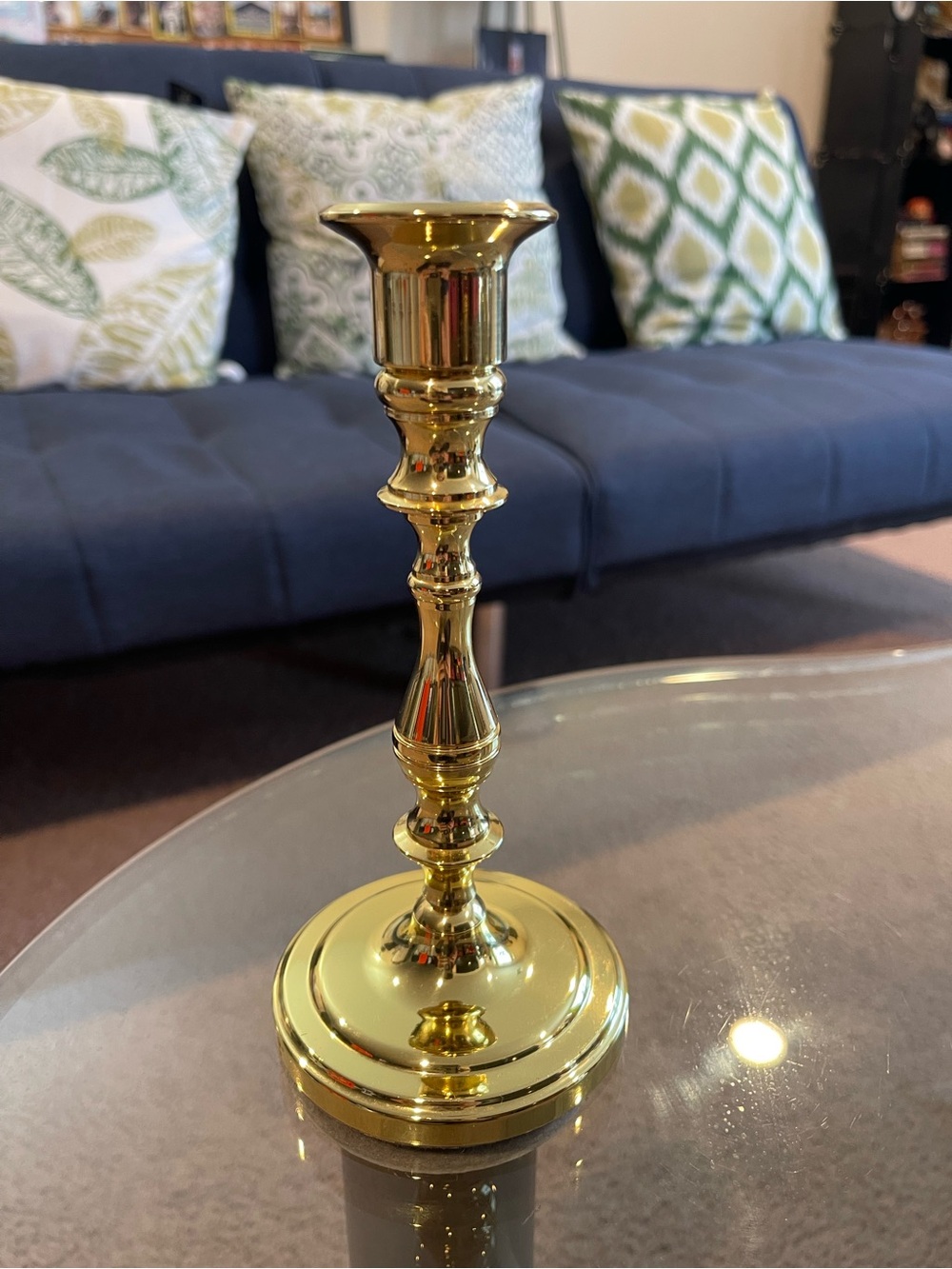 Baldwin Vintage Solid Brass Candle Stick Holder
